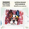 Алмазная мозаика ТРИ СОВЫ "Стильный бульдог" 30 x 40 см, холст RE-АМ3040_47541