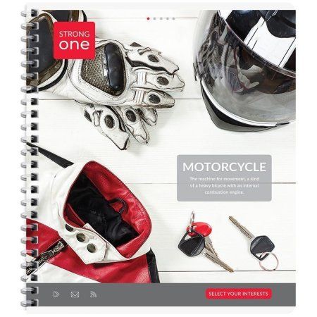 Тетрадь 96л. A5 клетка на гребне ArtSpace "Стиль. Strong one" RE-Т96спк_21048