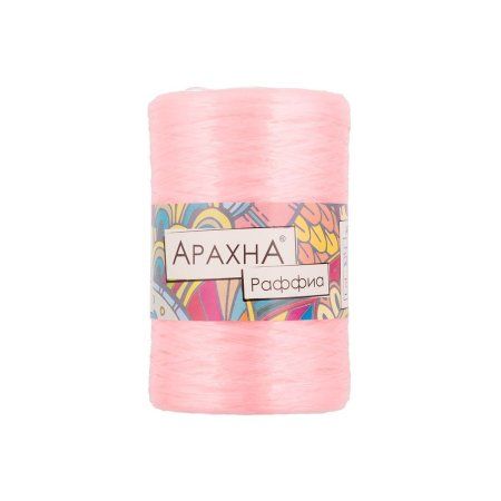 Пряжа ARACHNA Raffia 100% полипропилен 1 x 50 г 200 ± 12 м №11 св.красный ARA-RAF-11