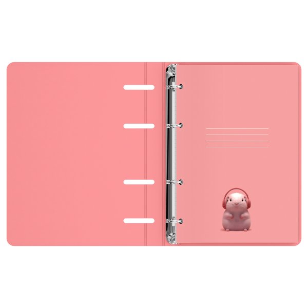 Тетрадь на кольцах 120л. A5 BG "Music style" картон, soft-touch ламинация, тиснение фольгой RE-ТК5к120_лс_тф_57862