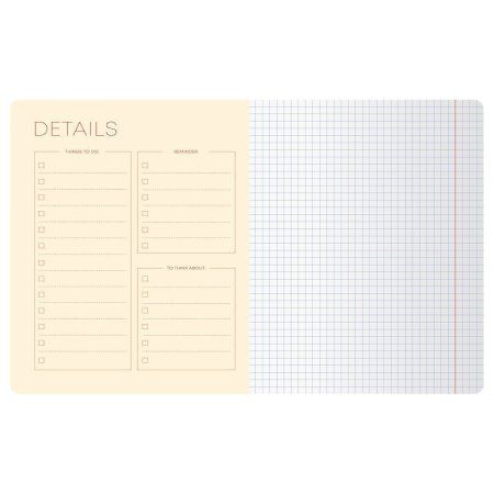 Тетрадь 48л. A5 клетка Greenwich Line "Japanese style" матовая ламинация, ЕВРО RE-NS48-52066