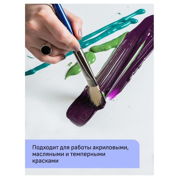 Набор холстов на подрамнике ГАММА "Студия" диаметр 20 см, 100% хлопок, 280 г/м2, 2 шт, круглый, мелкое зерно RE-2028020