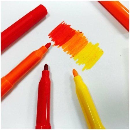 Фломастеры JOVI 12 цв смываемые, картон, европодвес RE-1612