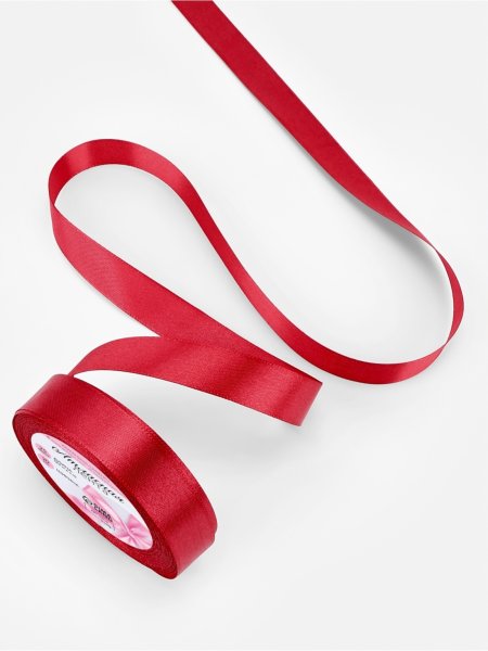 Лента атласная 20 мм x 23 ± 1 м, №33 тёмно-красный SIM-1218295