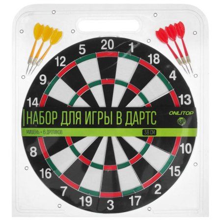 Дартс 15" (38 см) + 6 дротиков 488567