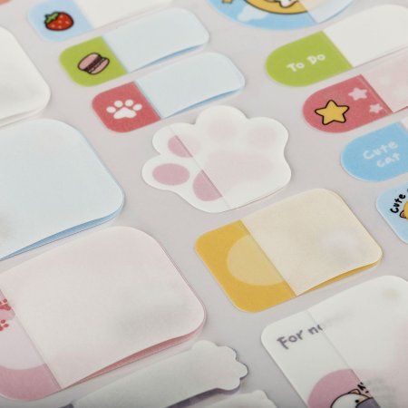 Наклейки бумажные для маркировки MESHU "Cute kittens" 11.5 x 20 см, пакет европодвес RE-MS_58134