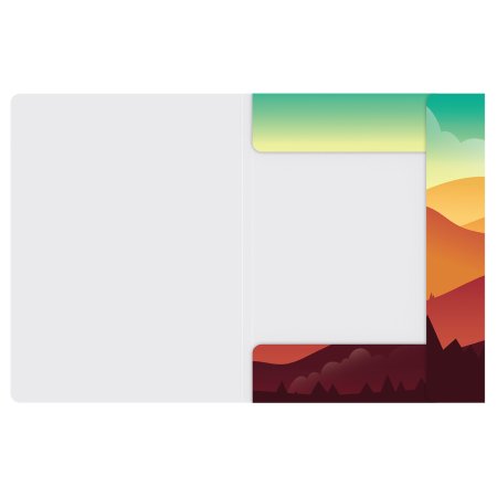 Папка на резинке A4 Berlingo "Scenic" 600 мкм, с рисунком RE-FB4_A4S16