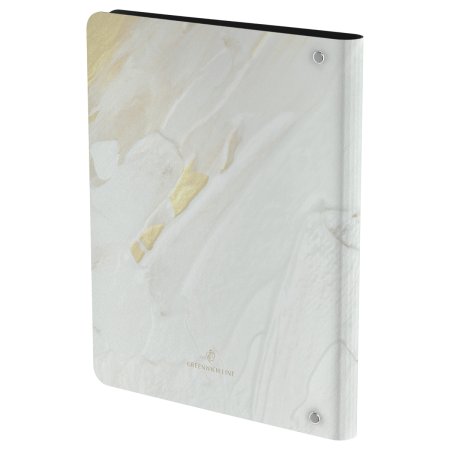 Тетрадь на кольцах 80л. A5 ЛАЙТ, кожзам, Greenwich Line "Свет в темноте" тон. блок RE-Nr4A5_56564