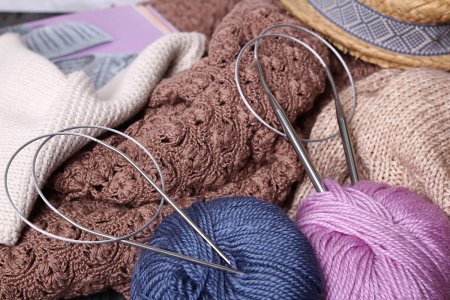 Спицы круговые GAMMA сталь d 3.0 мм 40 см с металлической леской MKS-30