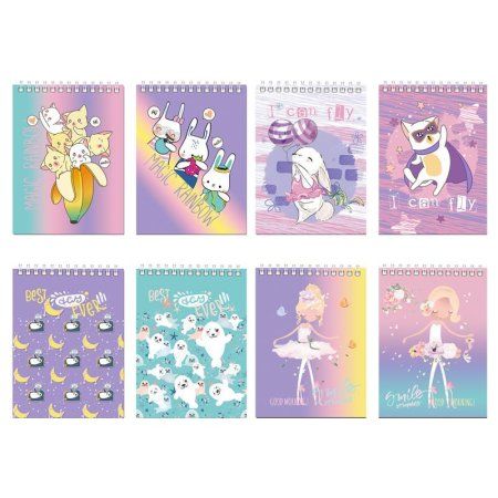 Блокнот А7 40л. BG "Smile" на гребне RE-Б7гр40 8894