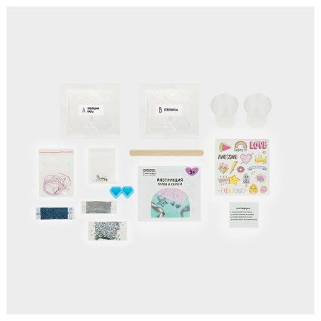 Набор для создания украшений из эпоксидной смолы ТРИ СОВЫ "Сияй как звезда" кулон и серьги, коробка RE-B038Y Набор для создания украшений из эпоксидной смолы ТРИ СОВЫ "Сияй как звезда" кулон и серьги, коробка RE-B038Y