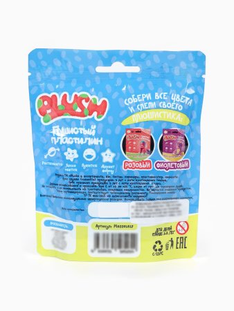 Набор для лепки PLUSH Пушистый пластилин 80 г в ассортименте AS-PL02201817