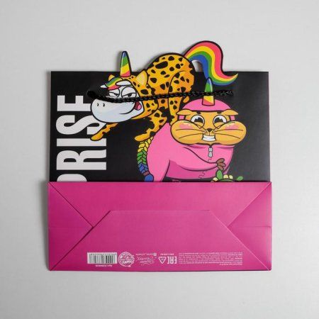 Пакет подарочный "Surpprise" 25 x 26 x 10 см SIM-5266626