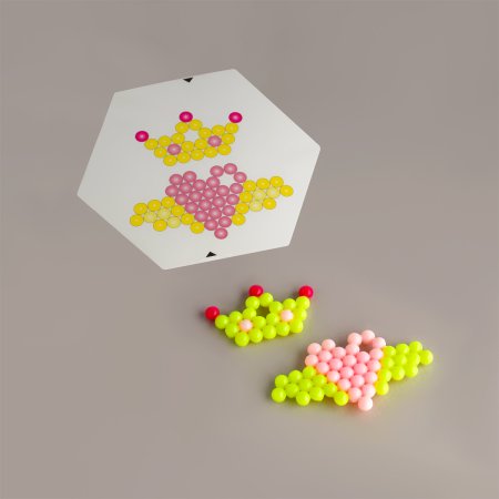 Аквамозаика ТРИ СОВЫ "Котенок" 12 x 12 см набор инструментов, трафареты, картонная коробка RE-AQB_54283