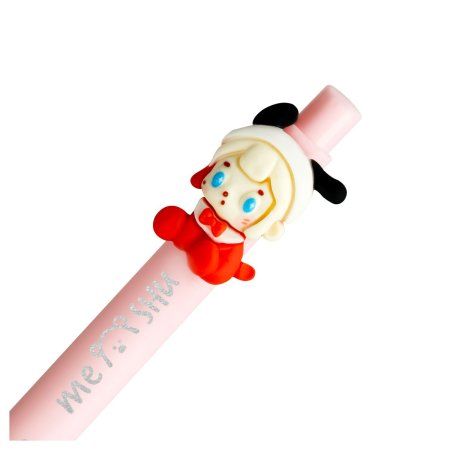 Ручка шариковая автоматическая MESHU "Dolls" синяя, 0.7 мм, корпус ассорти RE-MS_51309