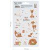 Наклейки бумажные MESHU "Deer&bunny" 12 x 21 см RE-MS_41627