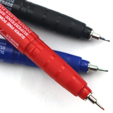 Маркер перманентный PENTEL Green Label 0.6 мм перо круглое 1 шт черный NMF50-AO