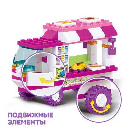 Конструктор Розовая мечта "Пикник" 102 детали 1393642