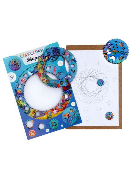 Спирограф для рисования Десятое Королевство "Море" KOR-05903
