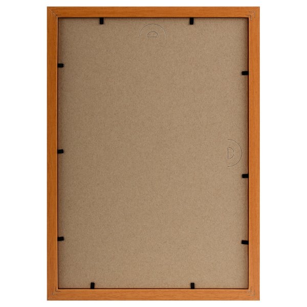 Рамка деревянная (МДФ) OfficeSpace 21 x 30 см №1 небьющееся стекло, янтарь RE-FPmdf_67158