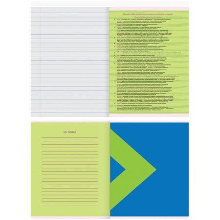 Тетрадь предметная 48л. MESHU "Bright splash" - Литература, матовая ламинация, выборочный УФ-лак RE-MS_42565