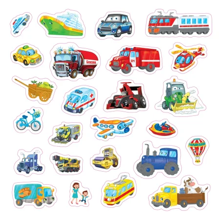 Книга: Книга с липучками. Полезные машины ROS-62391