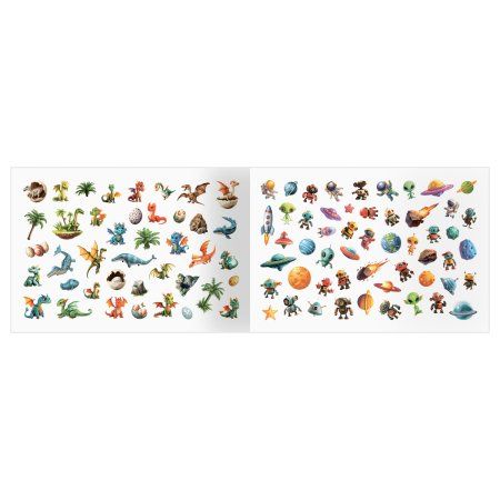 Альбом с наклейками ТРИ СОВЫ "250 наклеек. Для мальчиков" А5, 250 шт, 6 стр RE-АнА5_09246