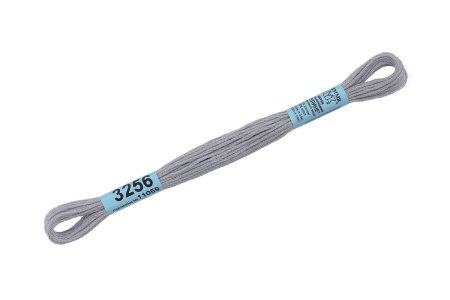 Нитки для вышивания GAMMA мулине (3173-6115) 8 м №3256 серый MG-3256