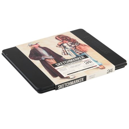 Набор цветных карандашей SKETCHMARKER Мода 24 цв мет.пенал NP-SMCP-FASHION24