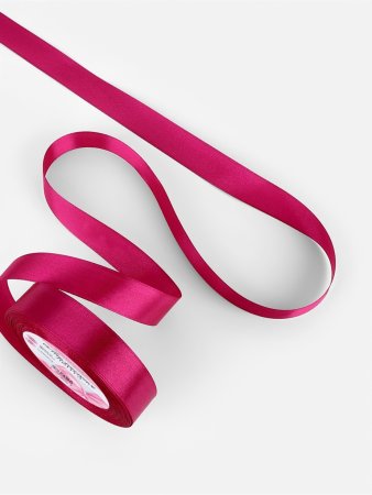 Лента атласная 20 мм x 23 ± 1 м, №27 ярко-розовый SIM-1218228