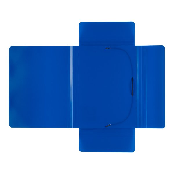 Папка на резинке А4 Expert Complete "Classic" 35 мм, 500 мкм, песок, 1 шт, синий EC2344452