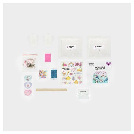 Набор для создания украшений из эпоксидной смолы ТРИ СОВЫ "Будь в тренде" кулон и брелок, коробка RE-B037Y Набор для создания украшений из эпоксидной смолы ТРИ СОВЫ "Будь в тренде" кулон и брелок, коробка RE-B037Y