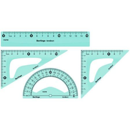 Набор чертежный малый Berlingo "Instinct" (треуг. 2 шт, линейка 15 см, транспортир) ассорти RE-RS_40015 Набор чертежный малый Berlingo "Instinct" (треуг. 2 шт, линейка 15 см, транспортир) ассорти RE-RS_40015