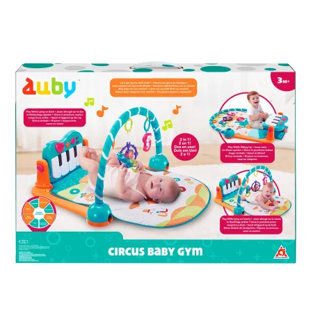 Ауби. Развивающий музыкальный Коврик 2-в-1, звук. TM Auby ROS-41088