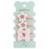 Резинки для волос MESHU medium, c текстильными топперами, ассорти, 4 шт, d 3 см, европодвес RE-MS_60576