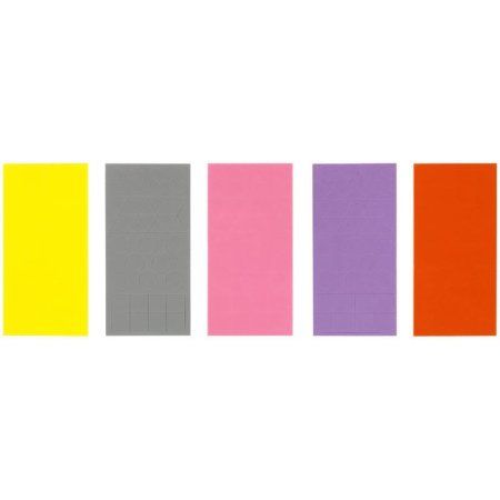 Аппликация фигурная из мягкого пластика EVA ТРИ СОВЫ "Волшебная страна" 5 фигур, 190 элементов RE-АП_46525