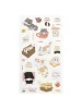 Наклейки объемные MESHU "Funny kitty" 10 x 23 см, пакет европодвес RE-MS_57651
