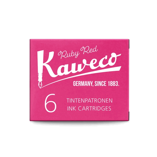 Набор картриджей KAWECO 6шт алый KAW-10000008