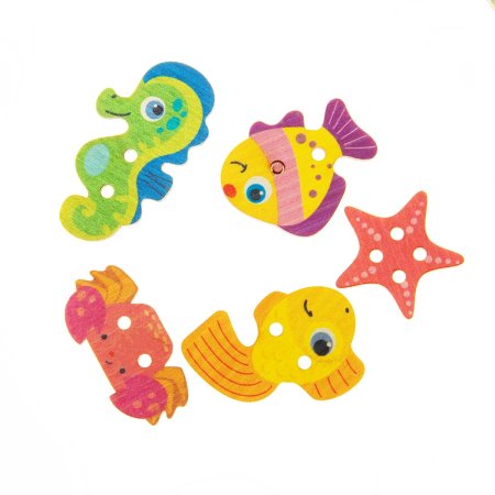 Шнуровка "Аквариум" деревянная KOR-01900