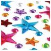 Наклейки акриловые MESHU "Shiny stars" 25 x 10 см, стразы, 137 накл, инд. уп., европодвес RE-MS_46775