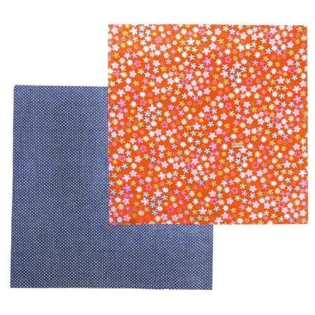 Набор тканей для пэчворка ART UZOR 50 х 50 см 2 шт «Цветочный переполох» 1872426
