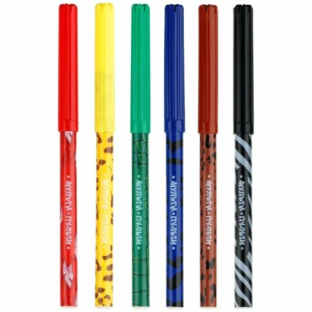 Фломастеры Мульти-Пульти "Зоопарк" 6 цв с печатью, картон RE-WP_94741