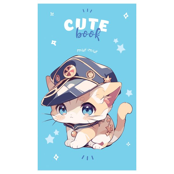 Блокнот A7 48л. BG "Cute anime" на склейке RE-Б7ск48_12764
