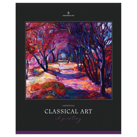 Тетрадь 80л. A5 клетка Greenwich Line "Classical art" глянцевая ламинация, sandy-touch лак, 70 г/м2 RE-N5c80-53164