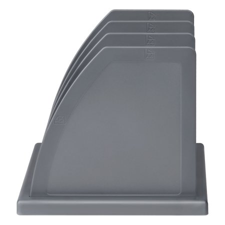 Подставка для журналов и бумаг СТАММ сборная, 3 отделения, серая RE-ПБ-30439 Подставка для журналов и бумаг СТАММ сборная, 3 отделения, серая RE-ПБ-30439