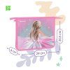 Папка для тетрадей 1 отделение А5 Berlingo "Beautiful dream" 240 x 205 x 40 мм, пластик, на молнии RE-BR-PP-A50413