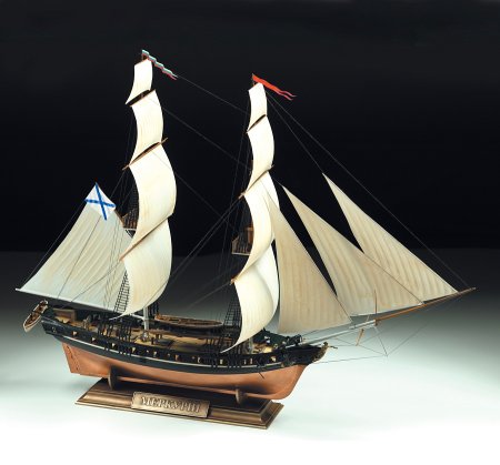 Сборная модель: Русский бриг Меркурий З-9067