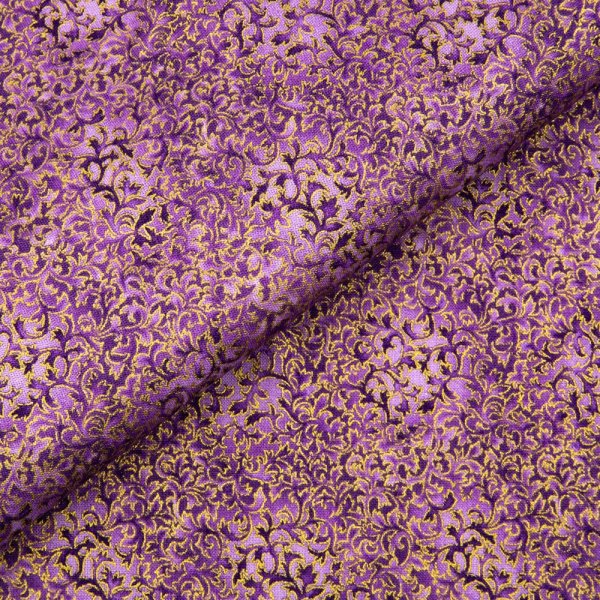 Ткань для пэчворка PEPPY FUSIONS 11 METALLIC 50 x 55 см 146 ± 5 г/м2 100% хлопок EYJM-6644-20 Amethyst