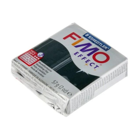 Полимерная глина FIMO Effect 57 г перламутровый черный 8020-ef-57-907