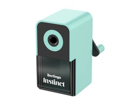 Точилка механическая Berlingo "Instinct" пласт. корпус, ассорти RE-BM1265